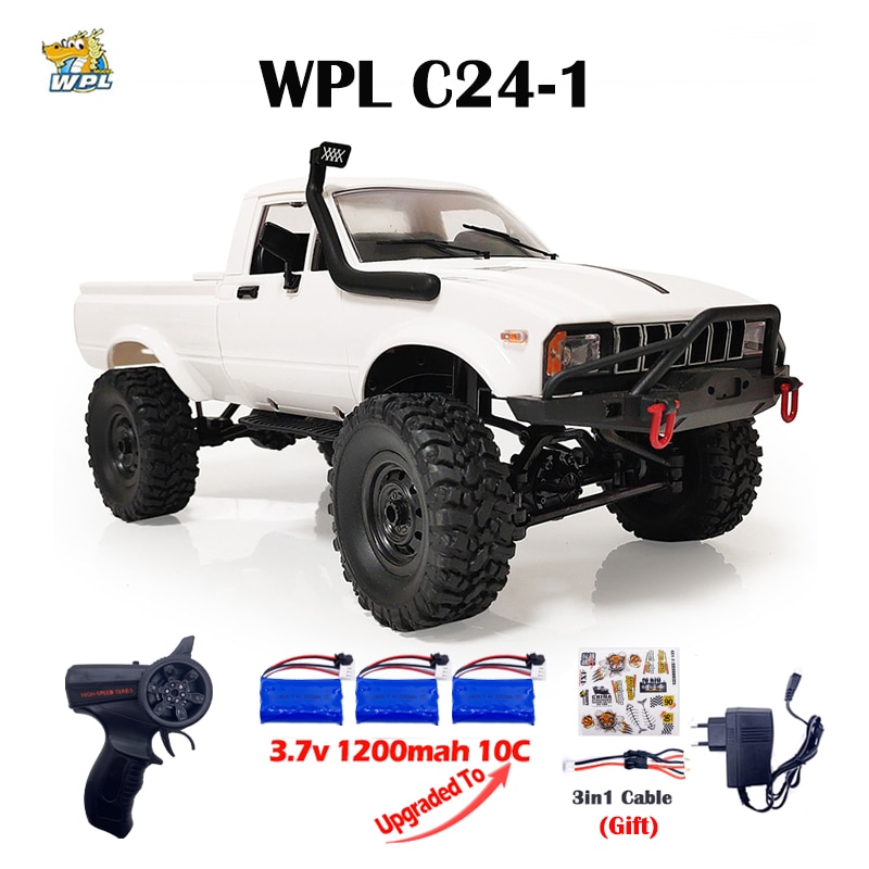 WPL 1:16 C24-1 Ǯ ü߰ RCī, 2.4G 4WD  ũѷ, ..